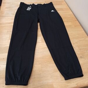 NWT Men’s large Adidas Climalite Baseball Pants Elastic Band At Hem NWT